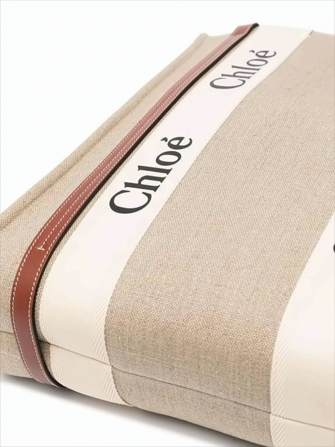 Structured Linen Tote Bag