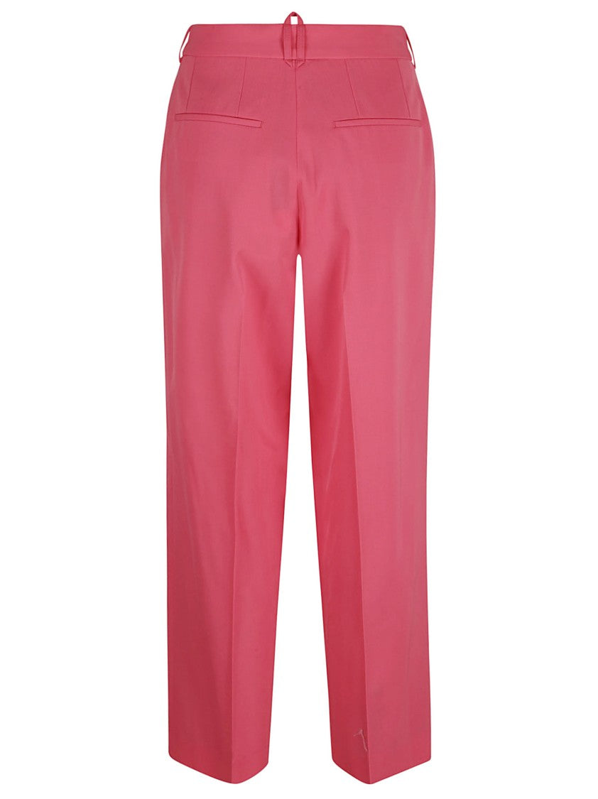 Tailored High-Waisted Trousers With Clean Finish