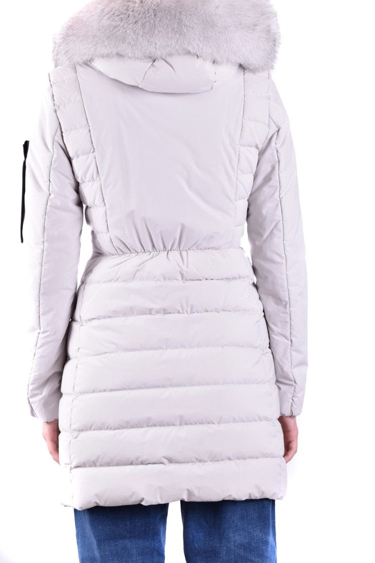 Sky Blue Quilted Down Jacket