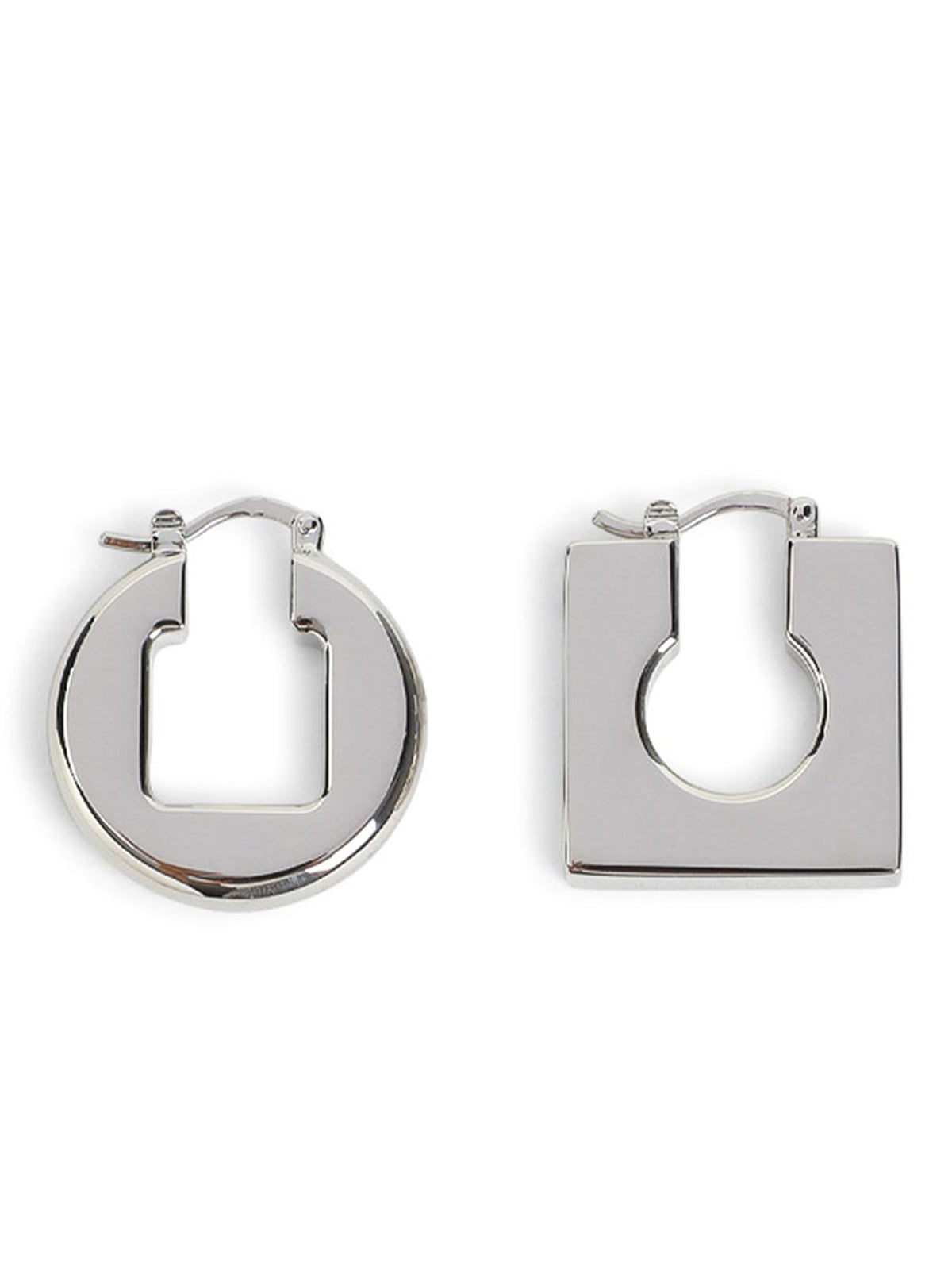 Polished Brass Hoop Earrings