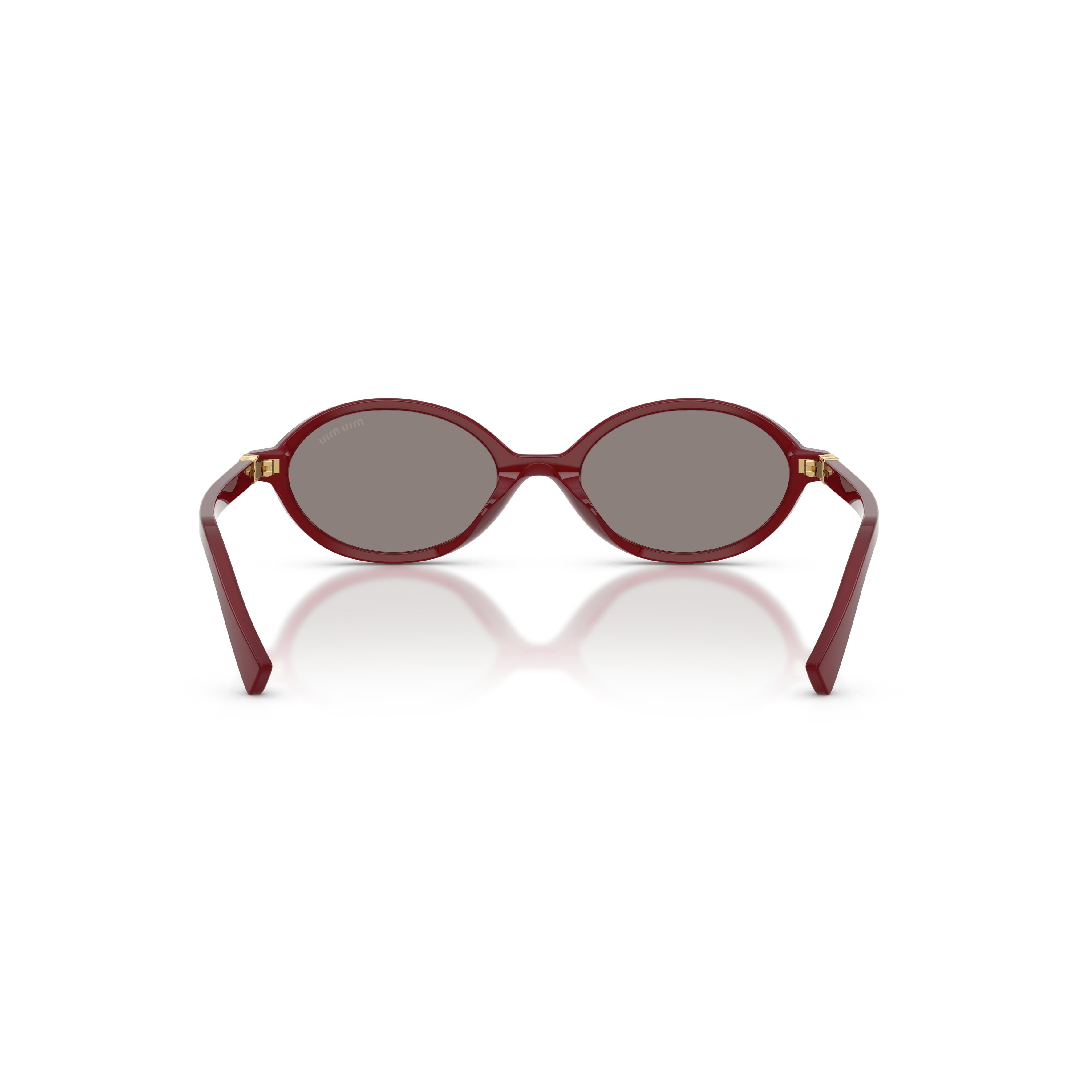 0mu 04zs Oval Burgundy Acetate Sunglasses