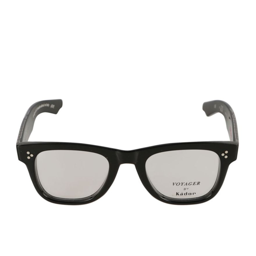 Voyager 23 Glossy Black Rectangular Frame Sunglasses