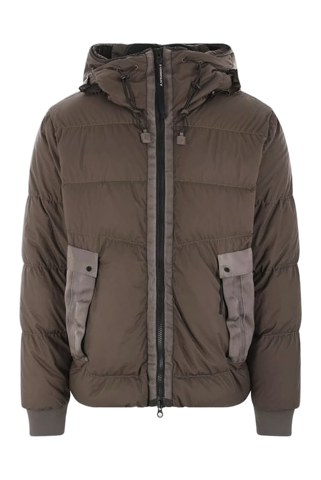 Boxy Cropped Padded Jacket with Horizontal Quilting
