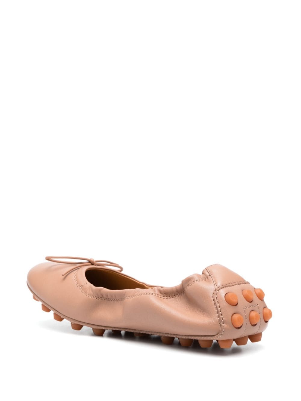 Pink Ballerina Bubble Soft Leather Ballerinas