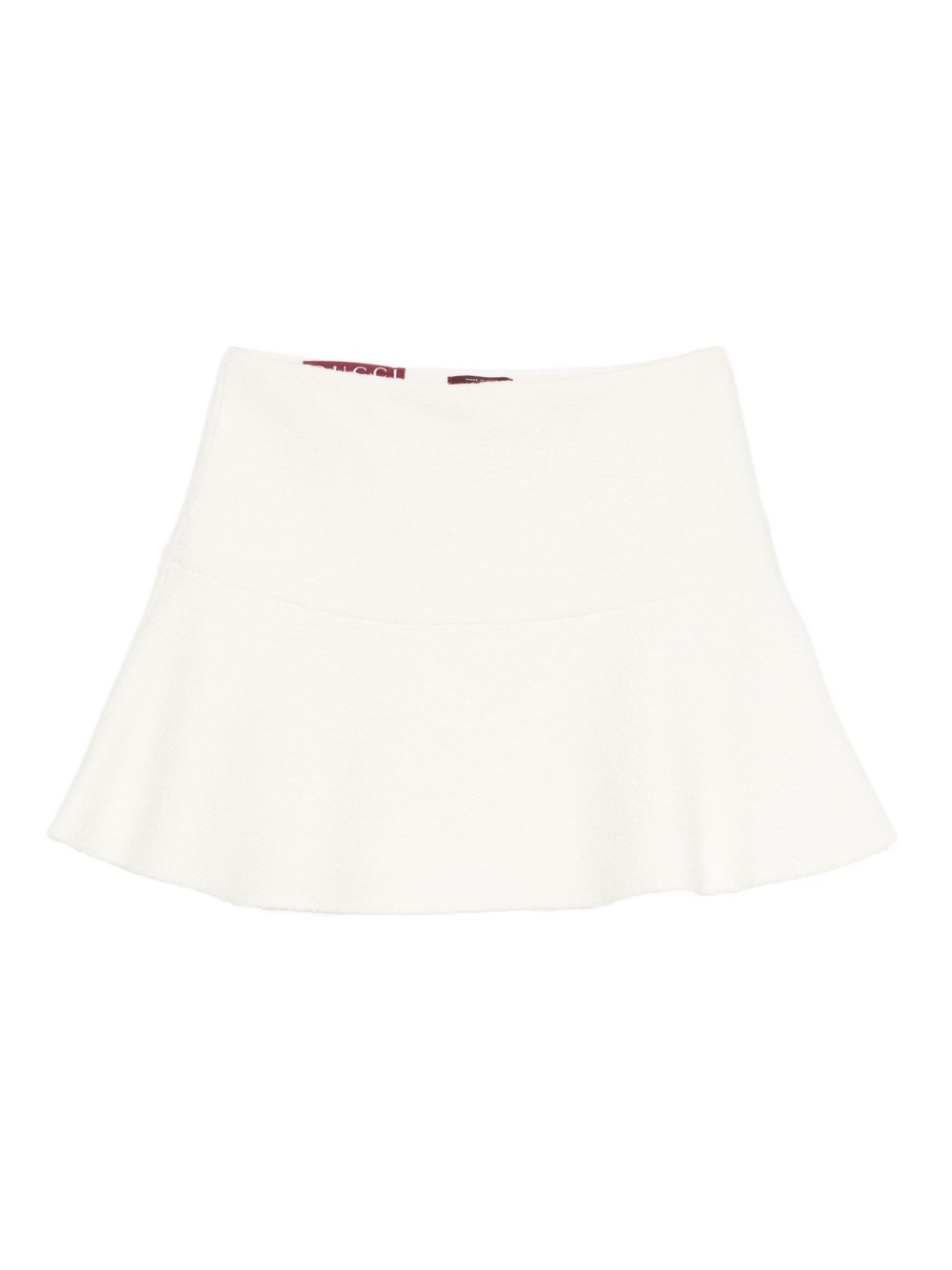 Wool Bouclé Mini Skirt