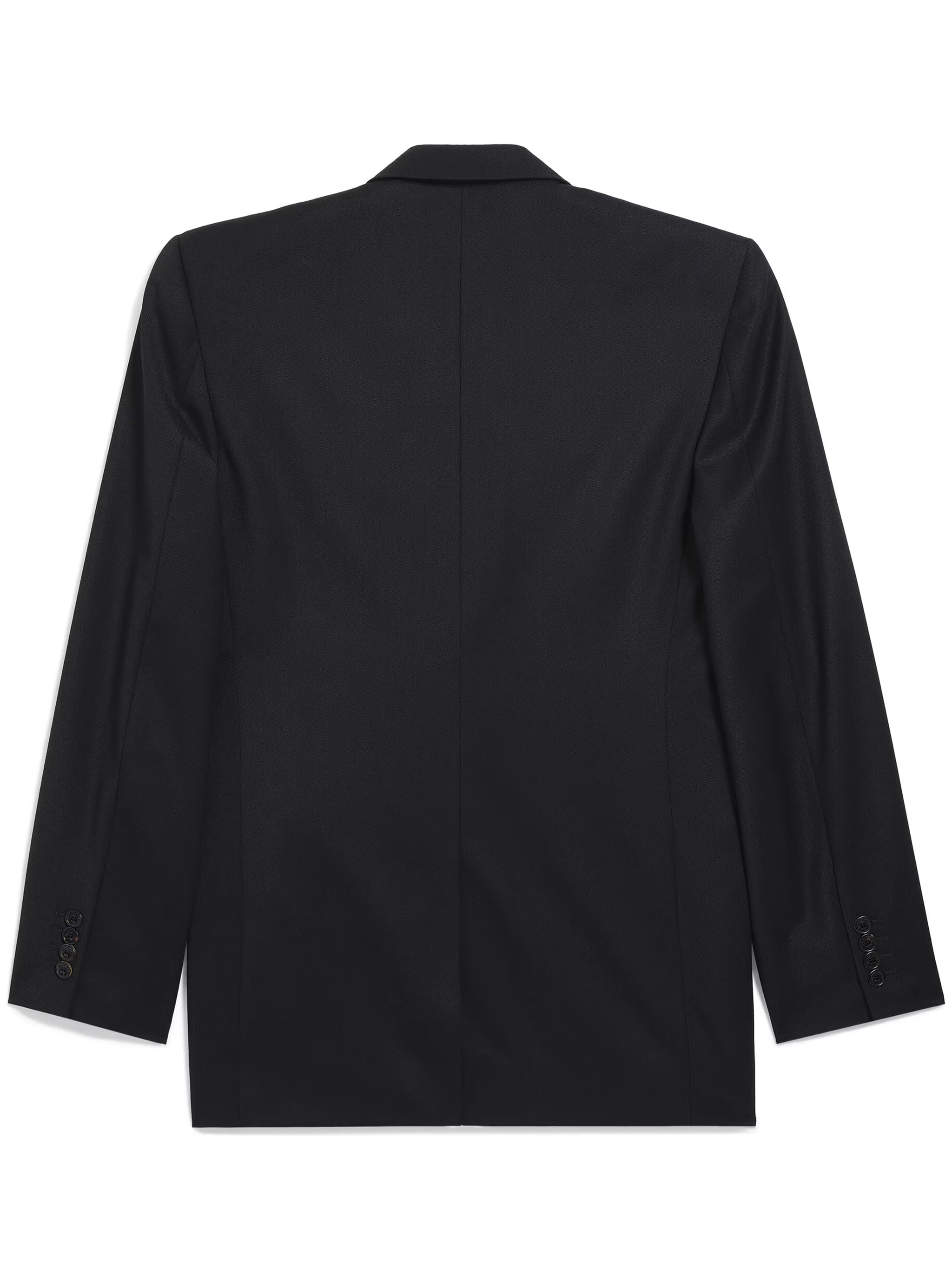 Dark Standard Tailored Structured Wool Jacket