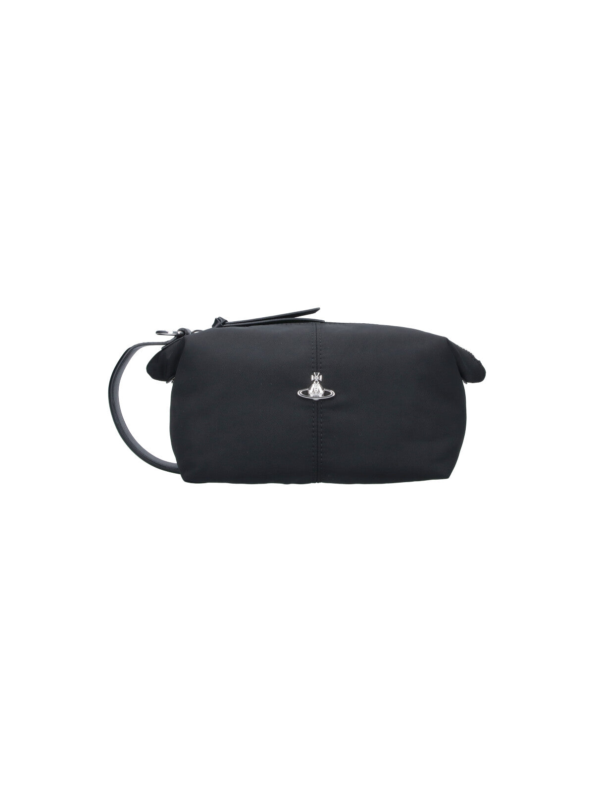 Black Wash Bag Fabric Zip Pouch