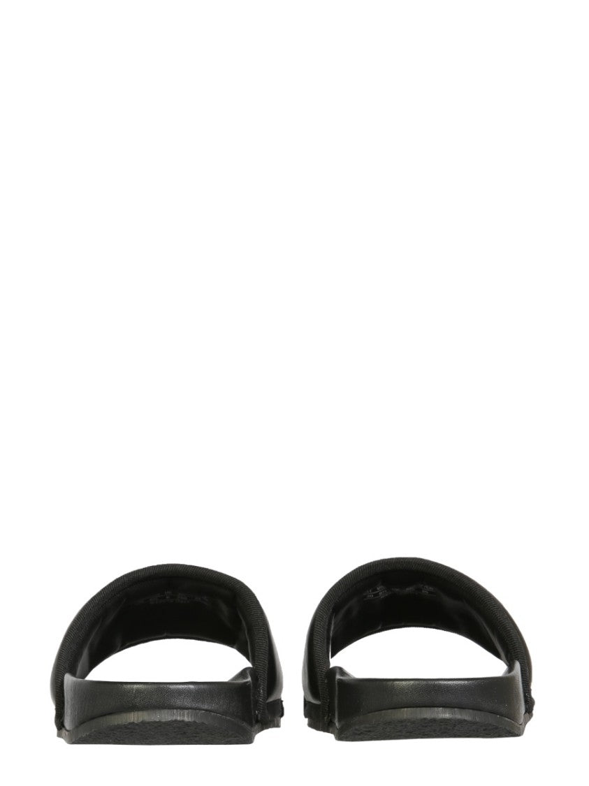 Leather Slide Sandals