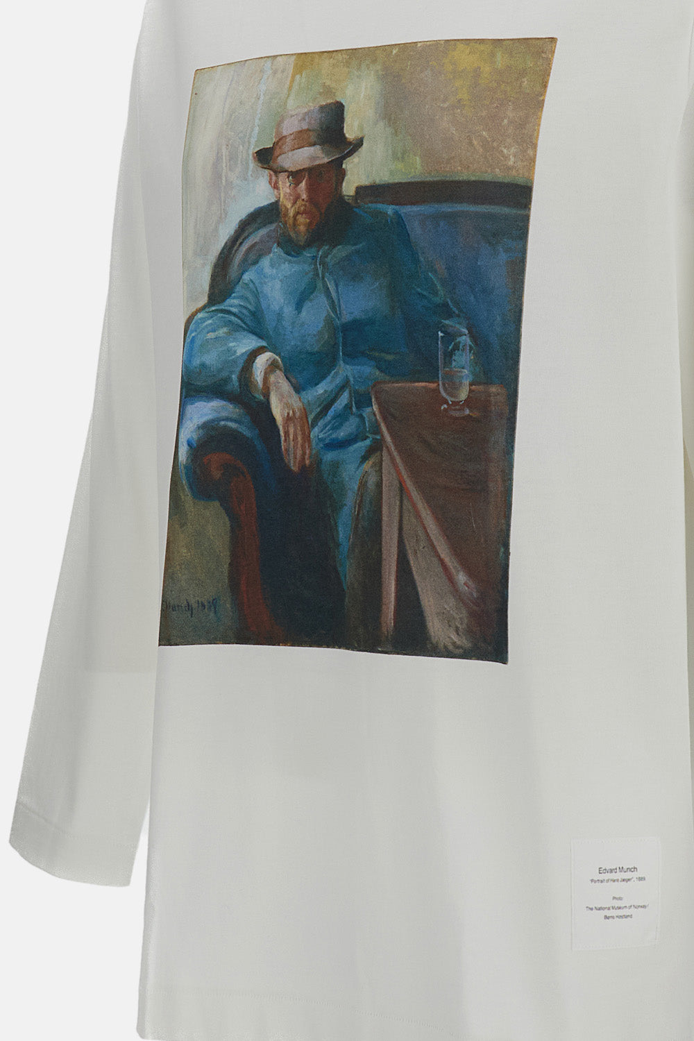 White Longsleeve Linen T-Shirt