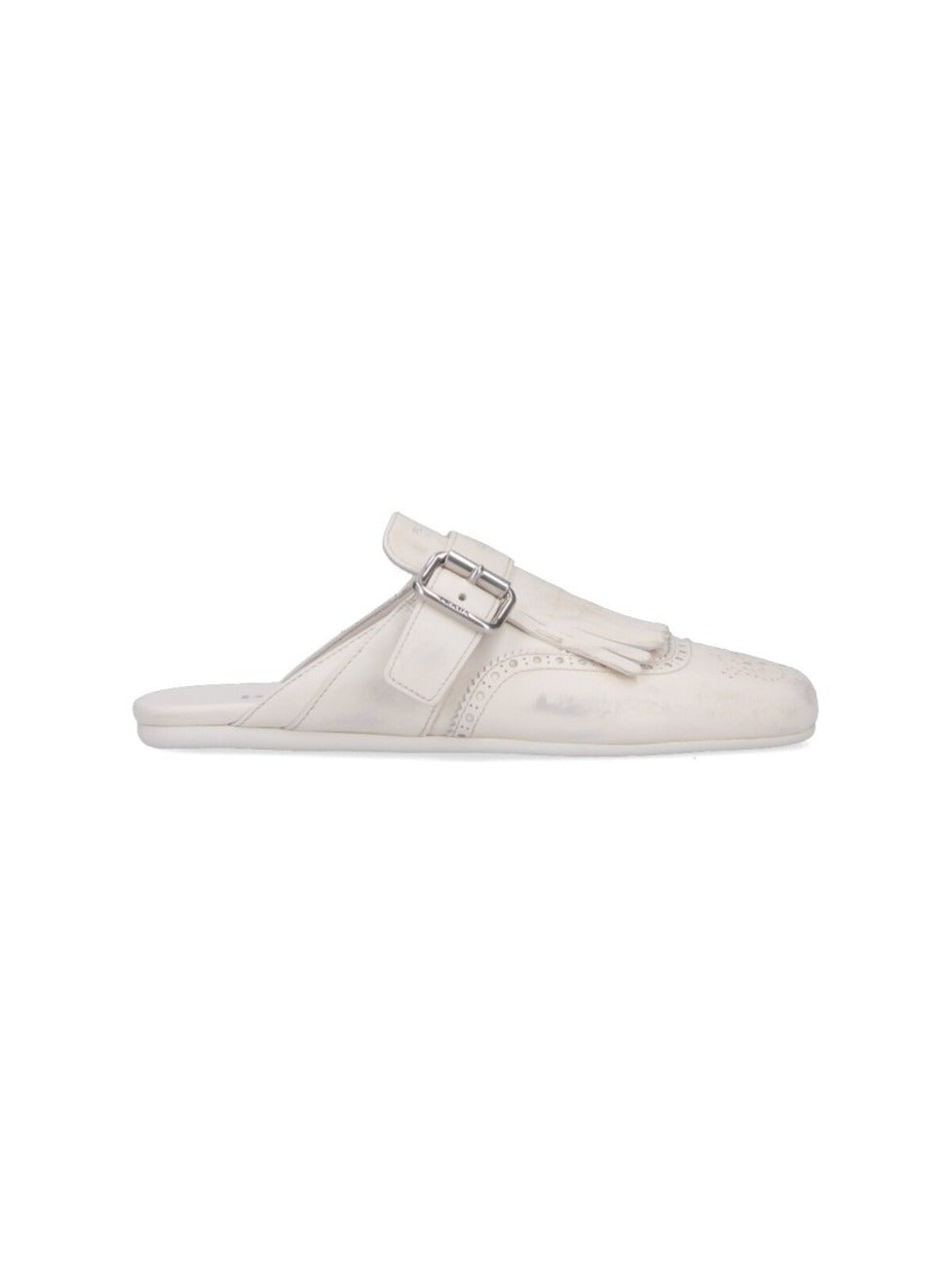 "Shuffle" Sabots – White