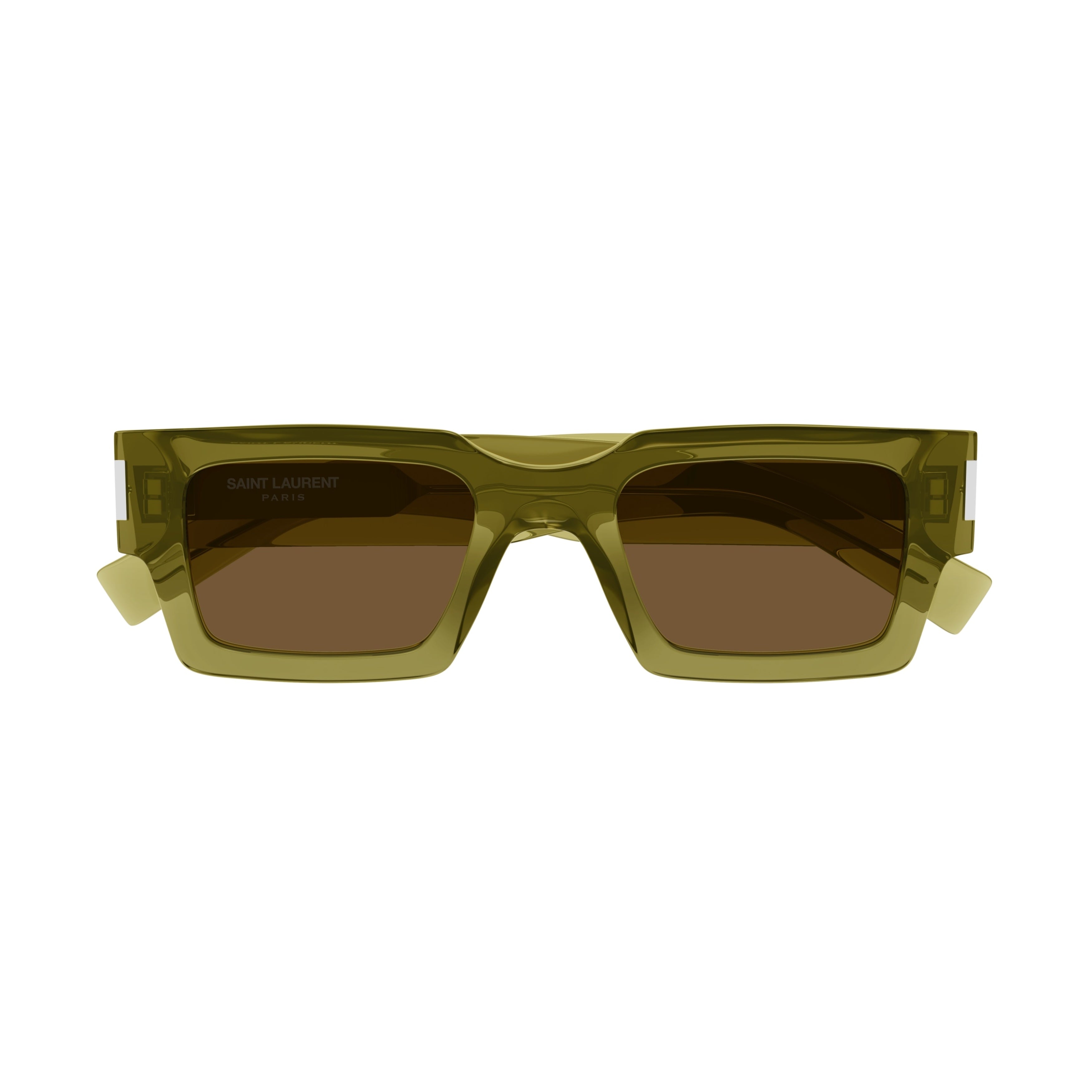 Sl 572 Translucent Olive Green Acetate Sunglasses
