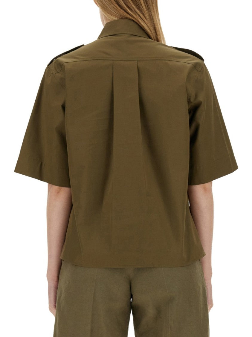 Short-Sleeved Cotton Shirt