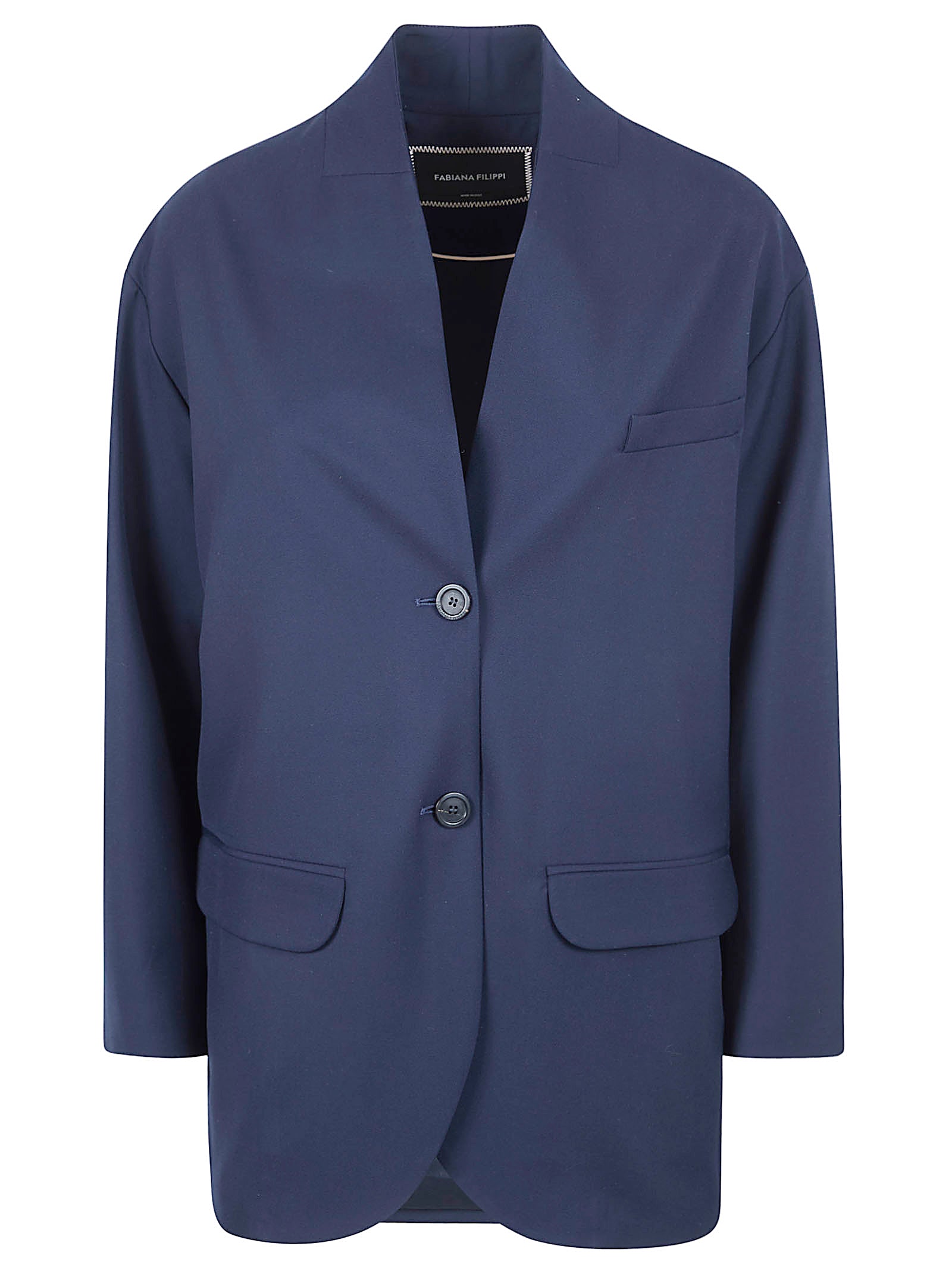 Techno Tailoring Fabric Stand-Up Collar Jacket