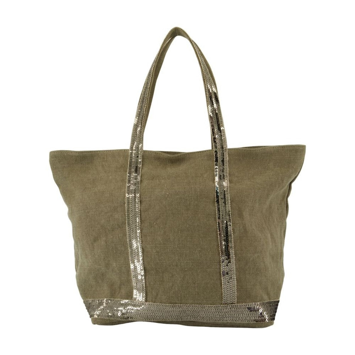 M Zippe Shopper Bag - Linen - Khaki