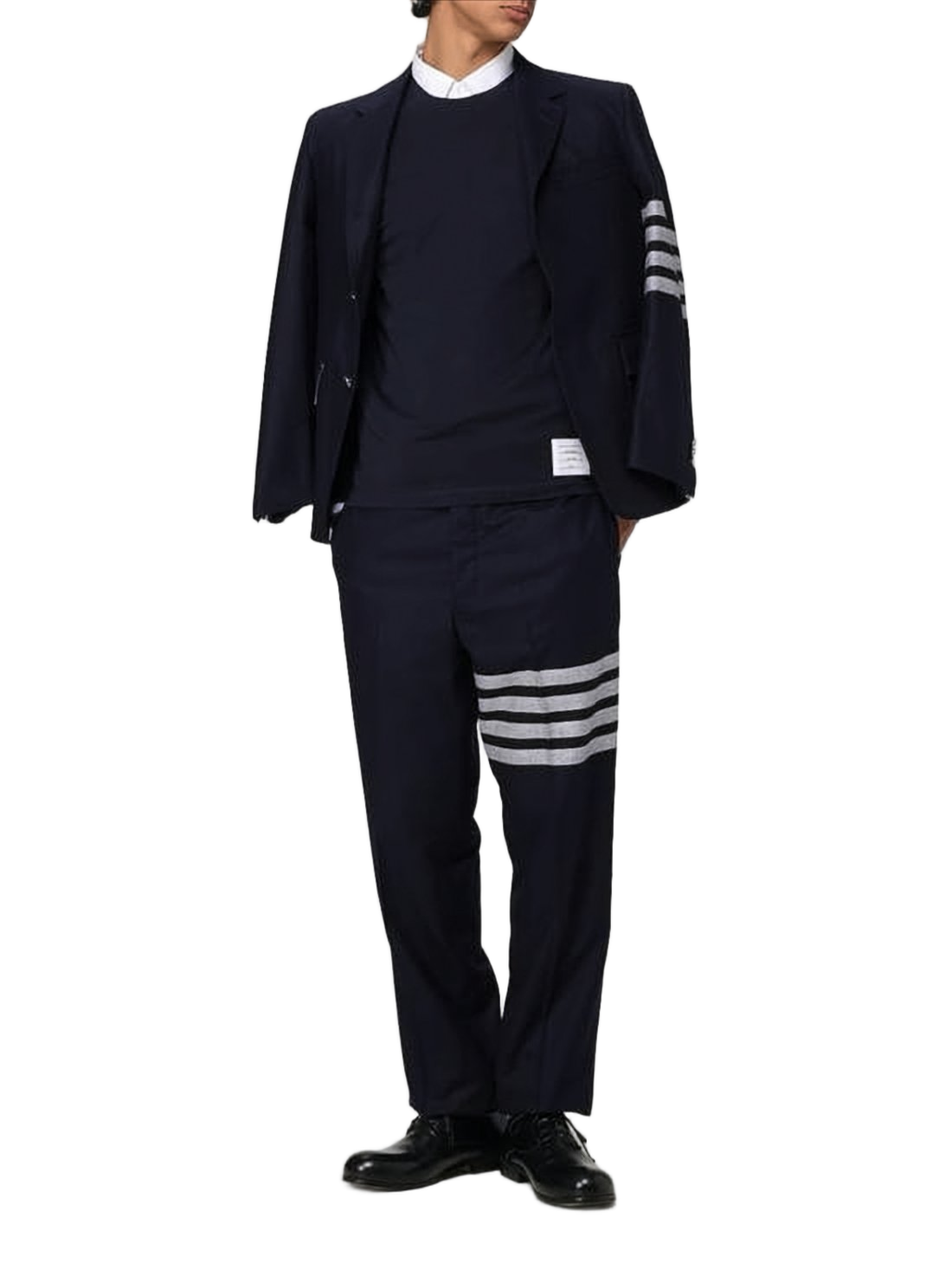 Minimalist Navy Knit Sweater