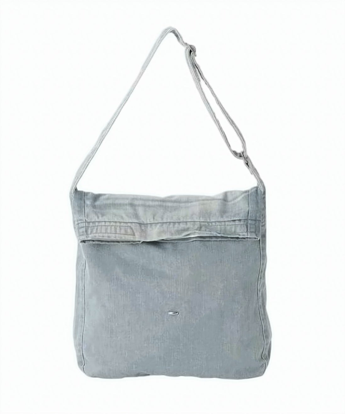Rectangular Cotton Crossbody Bag With Adjustable Strap And Minimalist Design