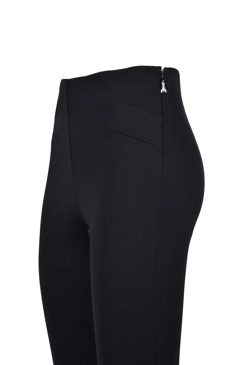 Leggings Pants with Zip - Black