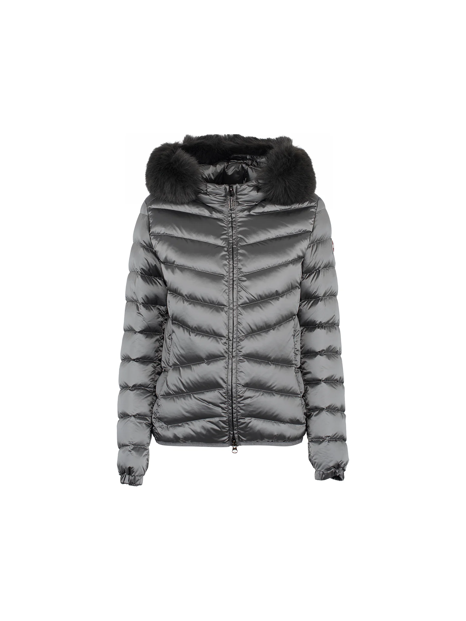 Quilted Synthetic Fur Jacket