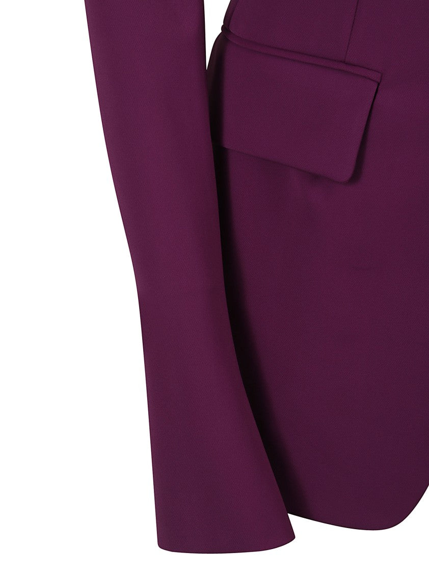 Tailored Single-Breasted Jacket With Notched Lapels
