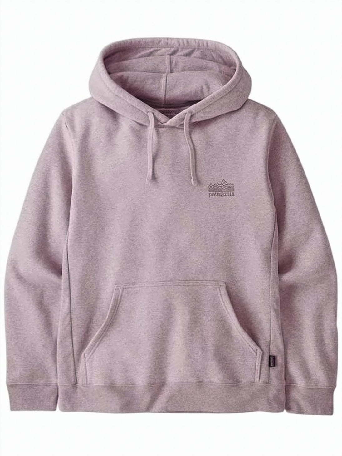 Heathered Pink Hoodie with Adjustable Drawstring