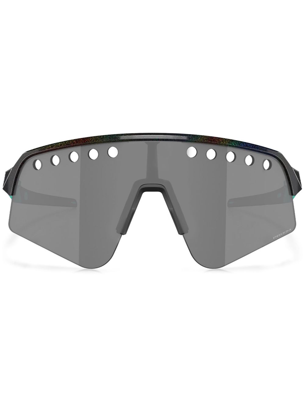 Oversized Wraparound Sunglasses With Sporty Frame Design