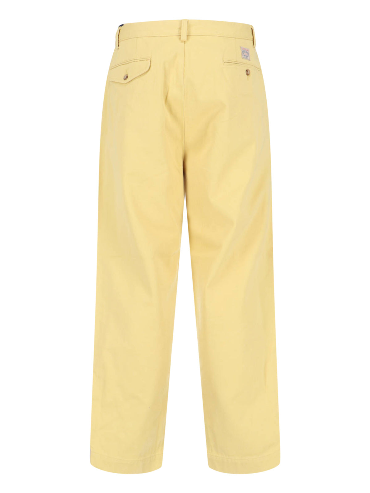 Straight-Leg Trousers In Vibrant Yellow