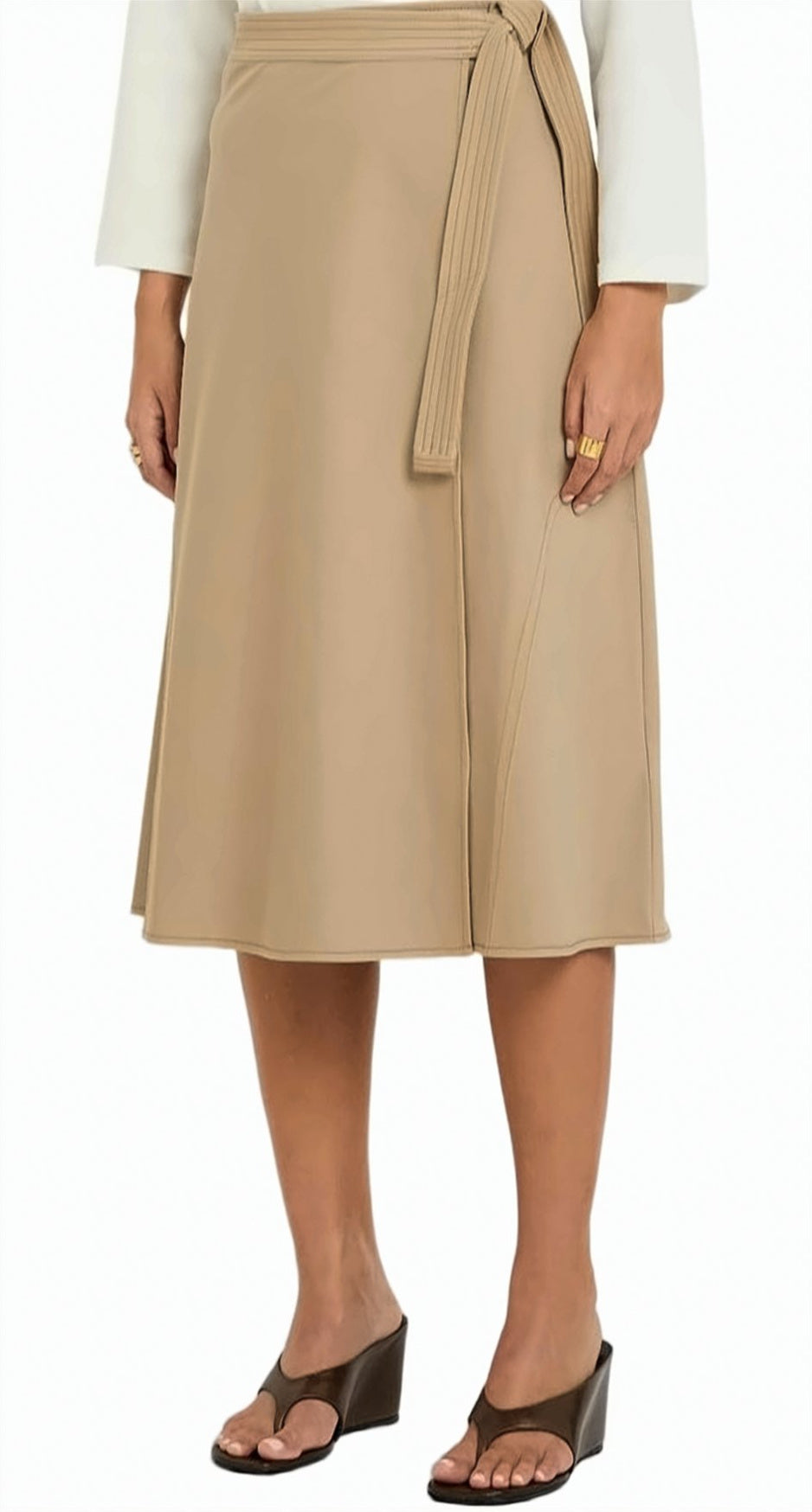 Mmlrane Flared Skirt with Elasticated Waist