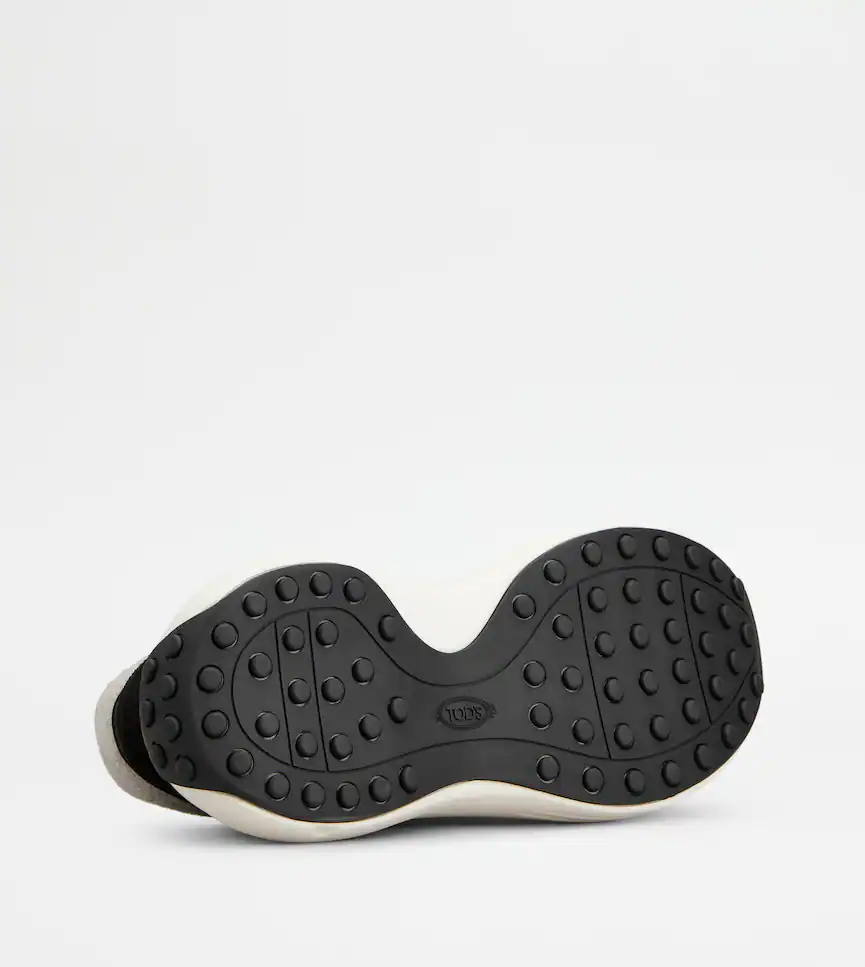 Contemporary Lace-Up Sneakers With Wool