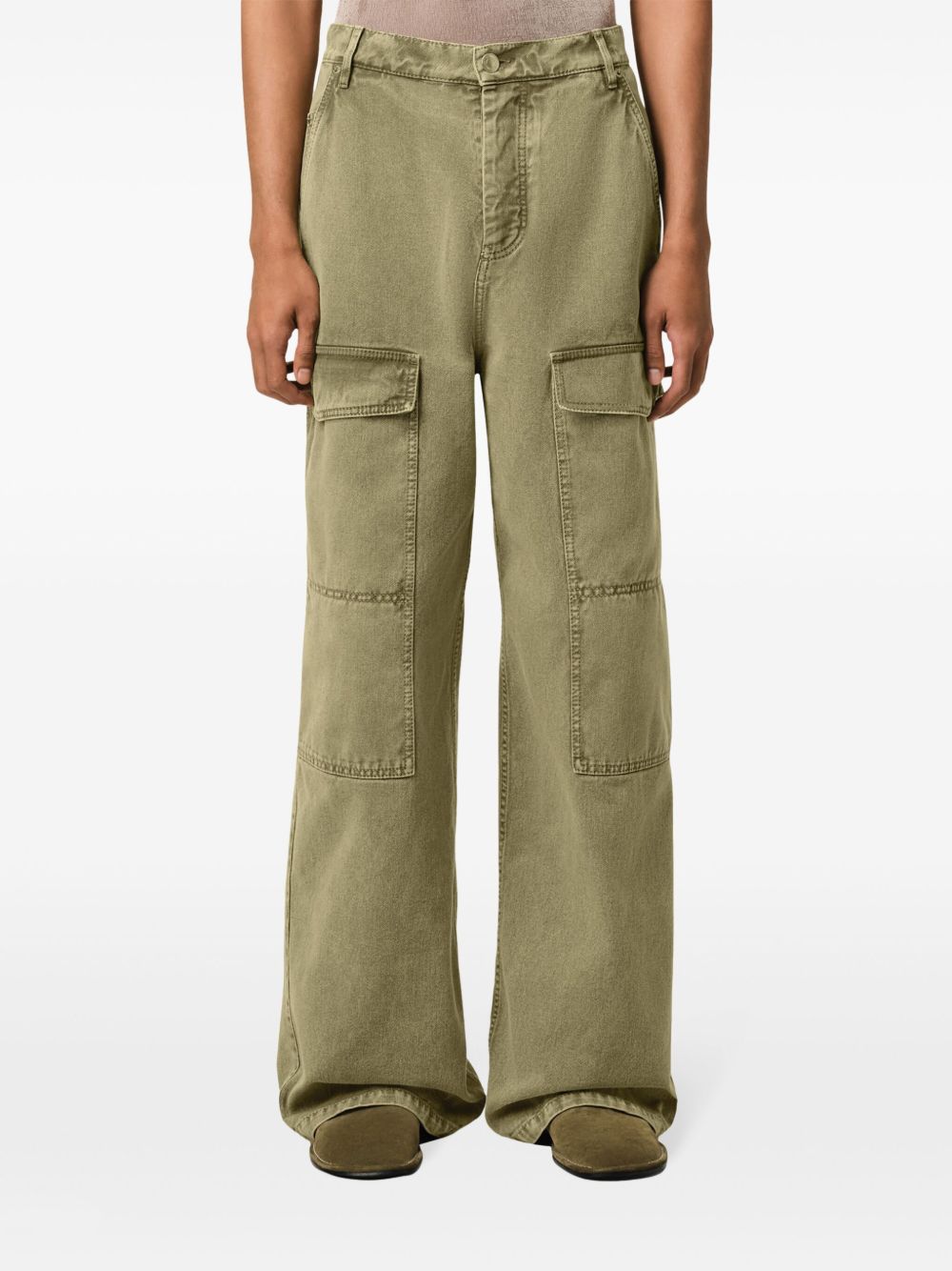 Relaxed Wide-Leg Trousers