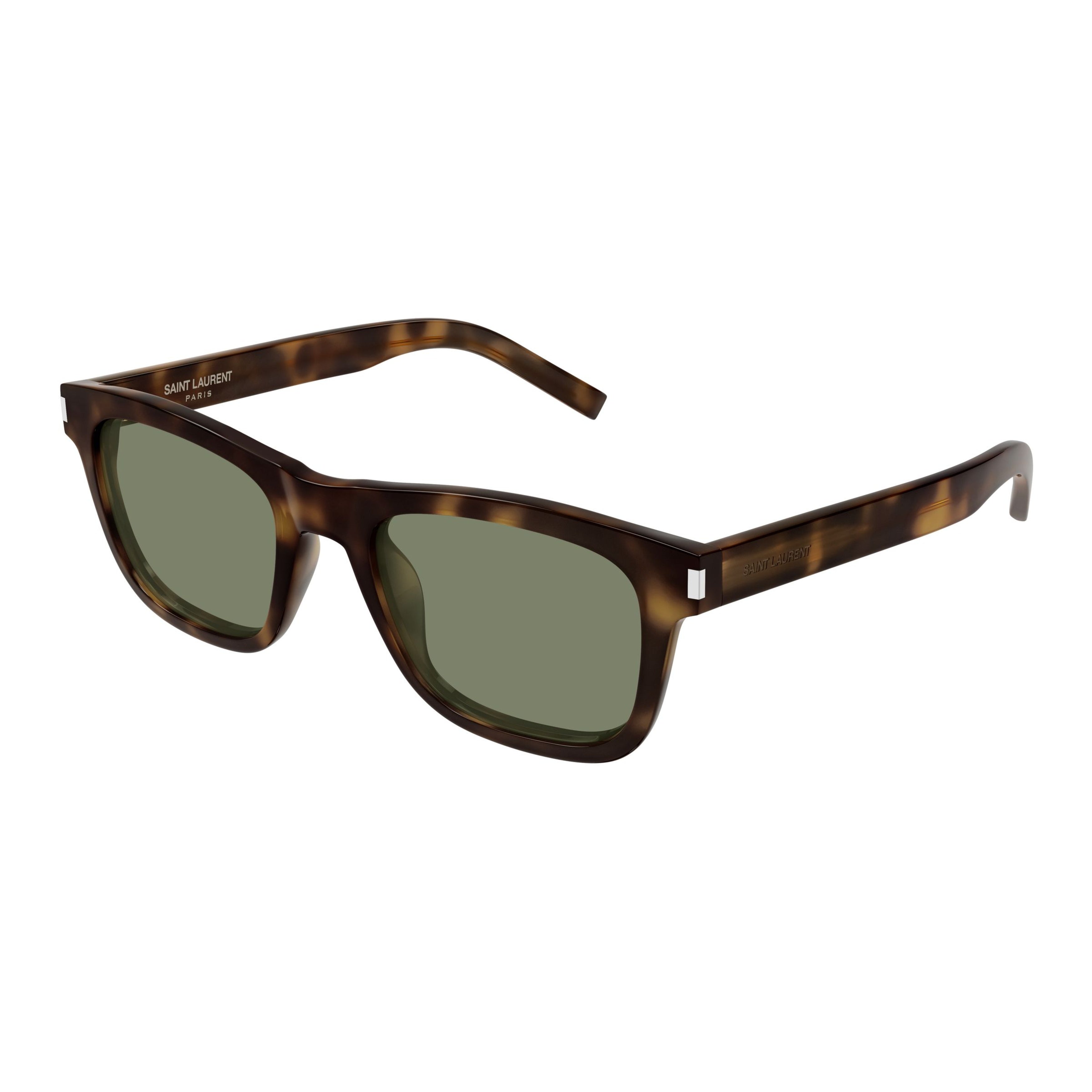 Sl 819 Classic Rectangular Tortoiseshell Sunglasses