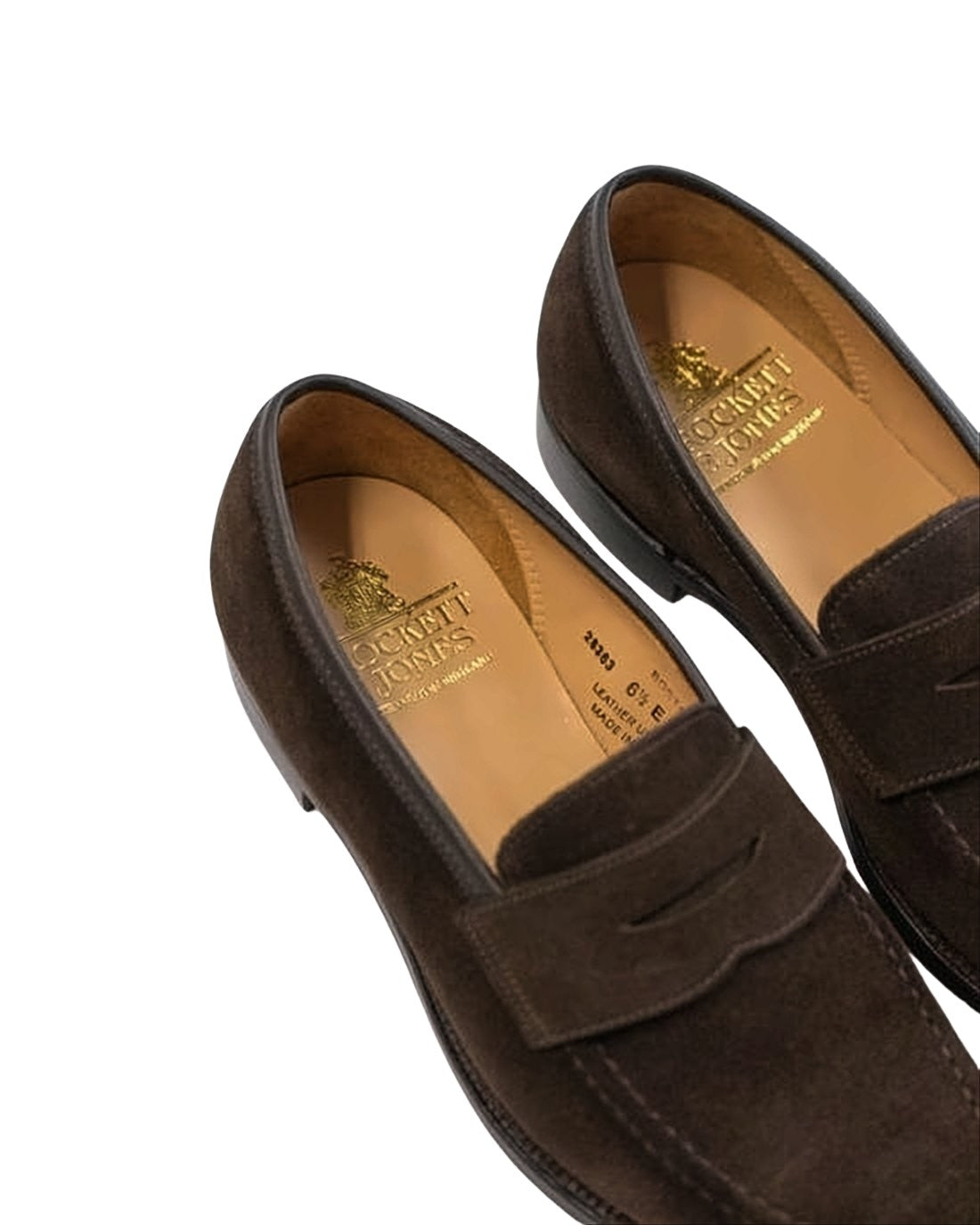 Suede Loafers with Penny Strap