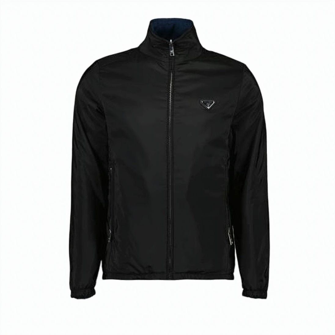 Black Jacket with High Collar