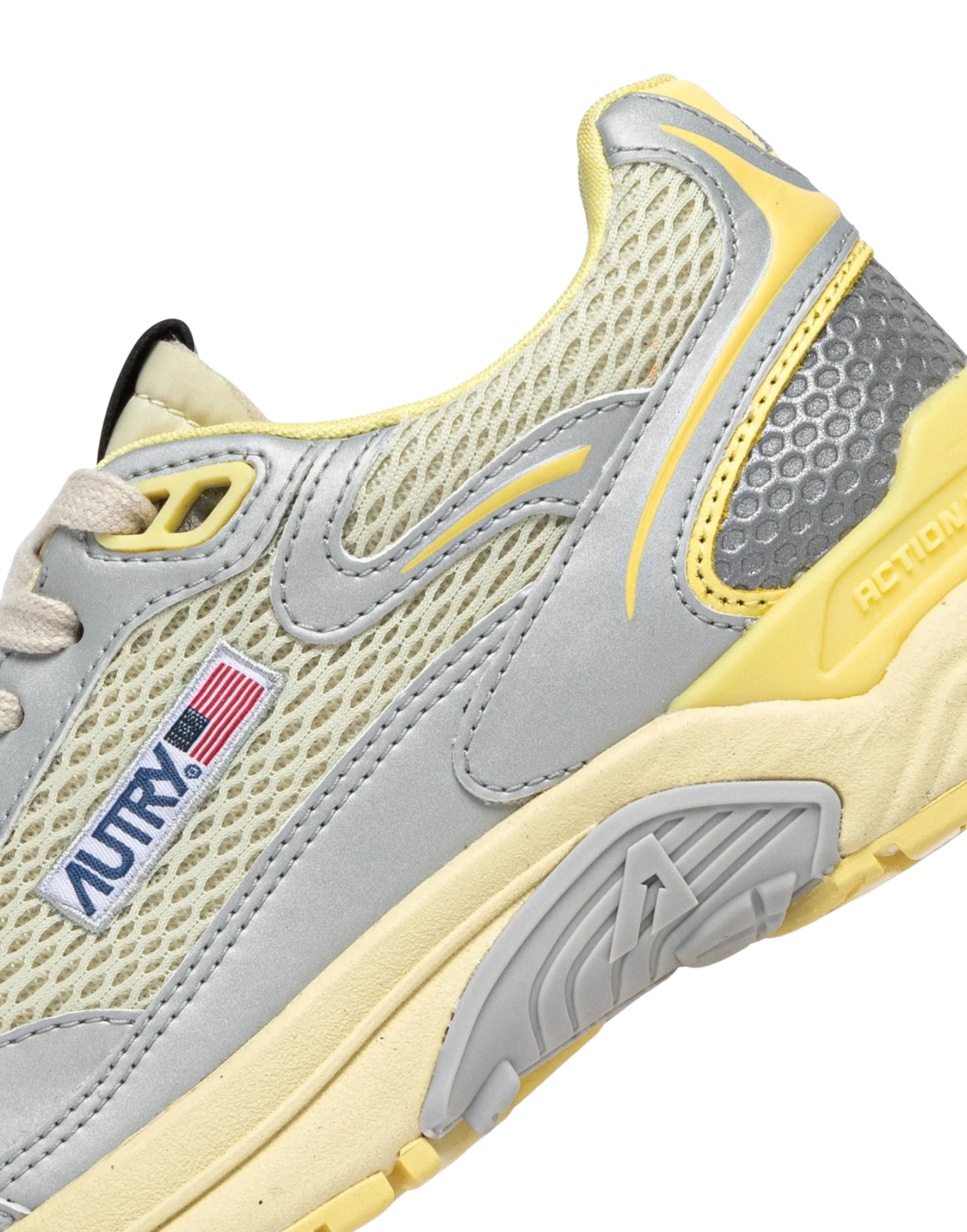 Hyperway Women’s Silver/Lemon Sneakers