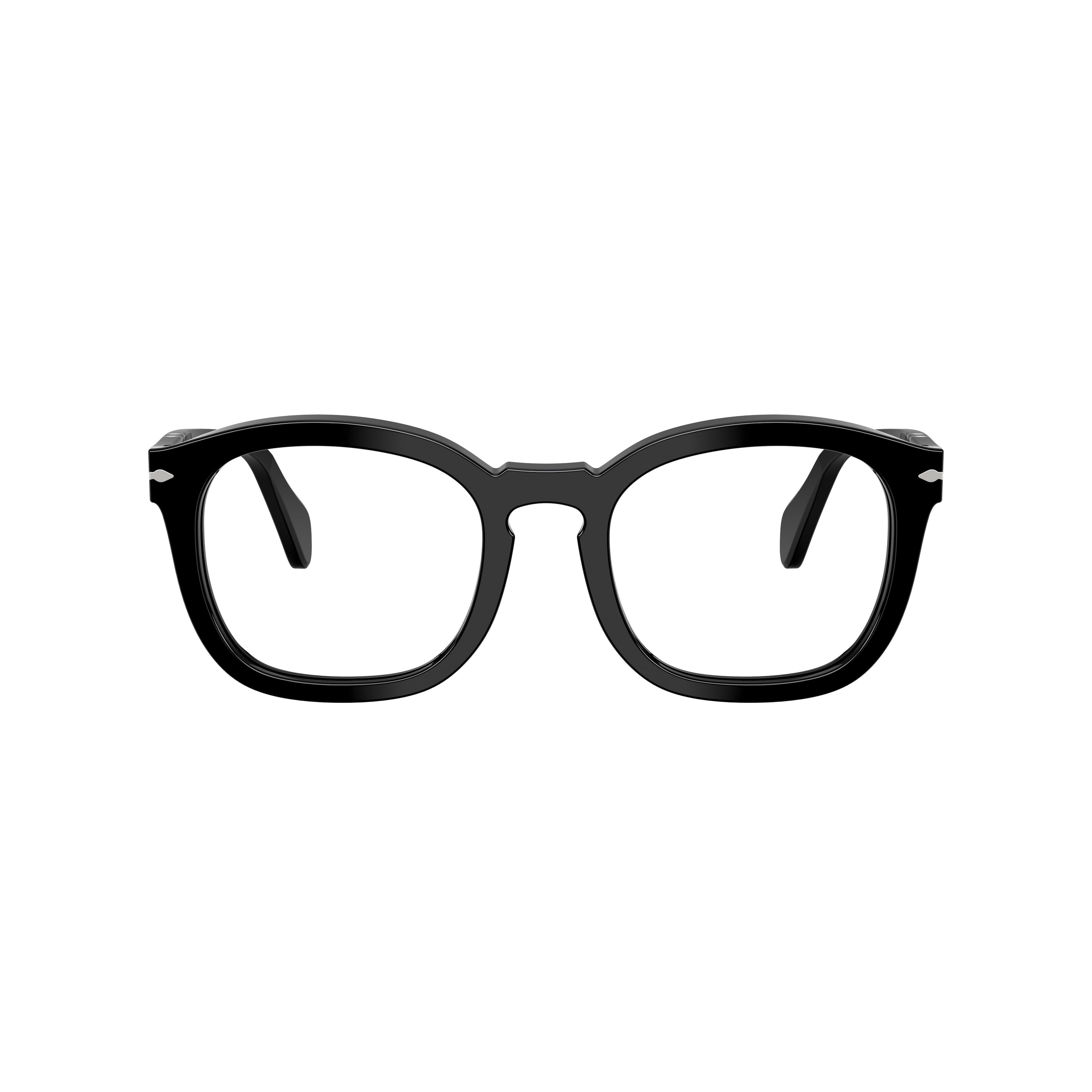 0po0082v Square Frame Eyeglasses with Keyhole Bridge