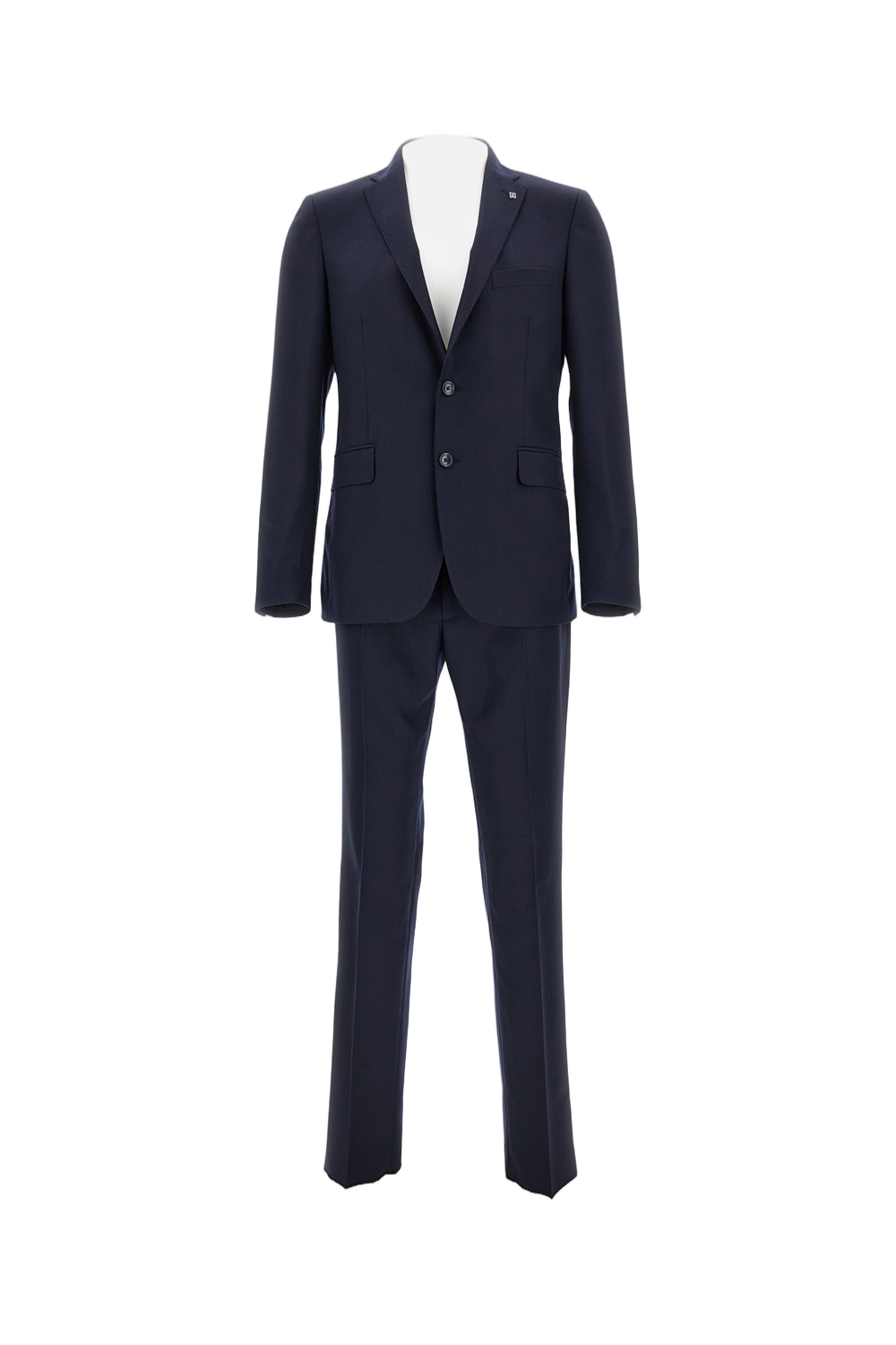 Tailored Suit Jacket with Notched Lapel