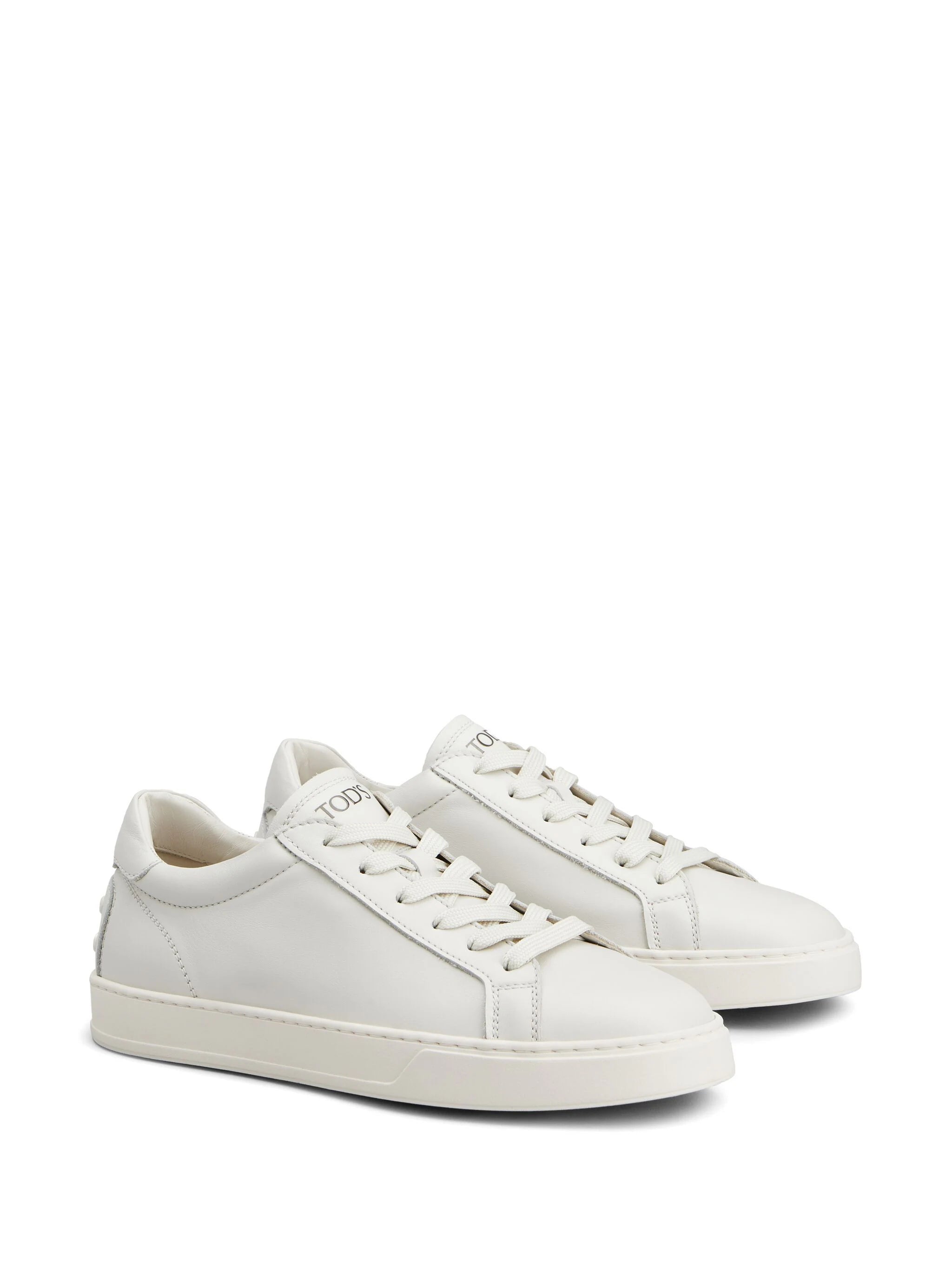 Cassetta 04L Lace-Up Shoes in Milk White Calfskin