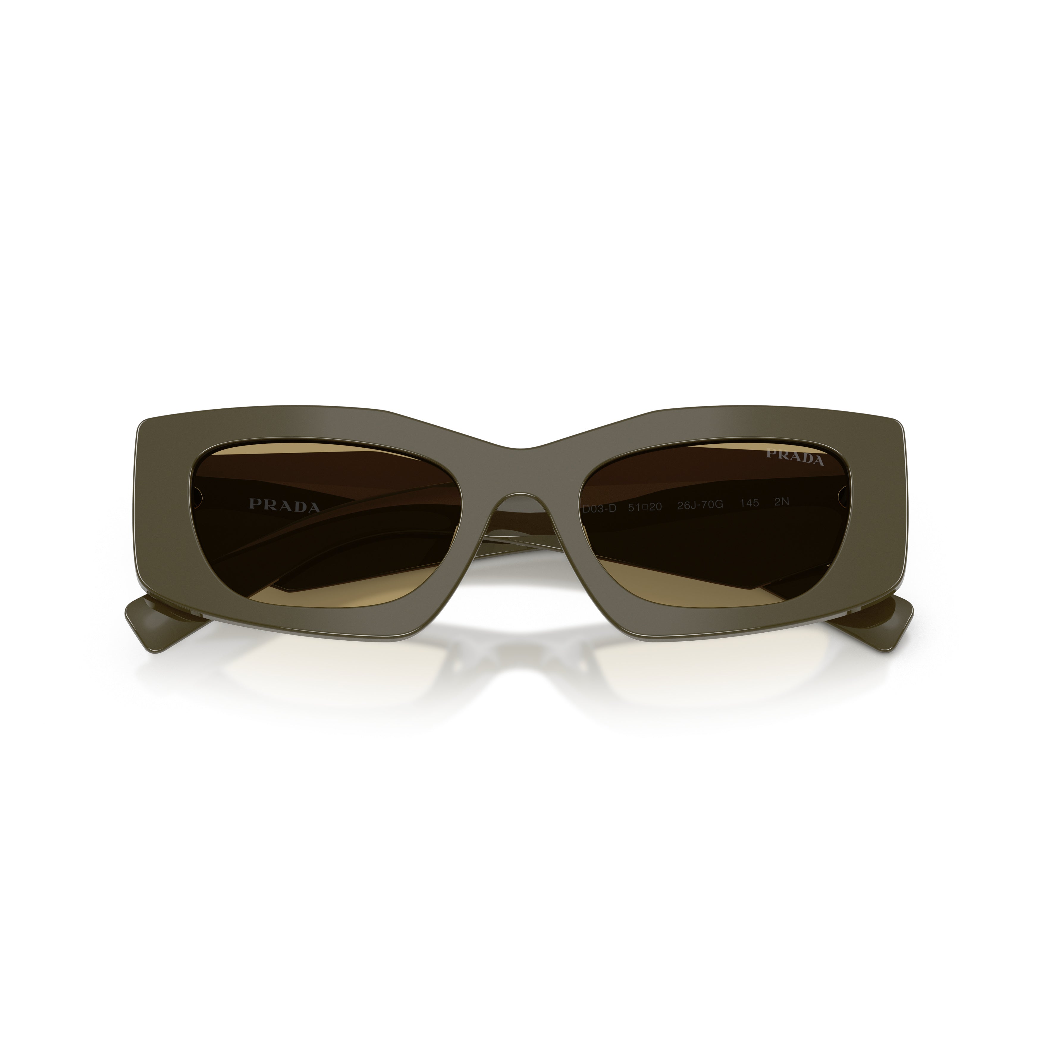 0pr D03sd Rectangular Olive Sunglasses