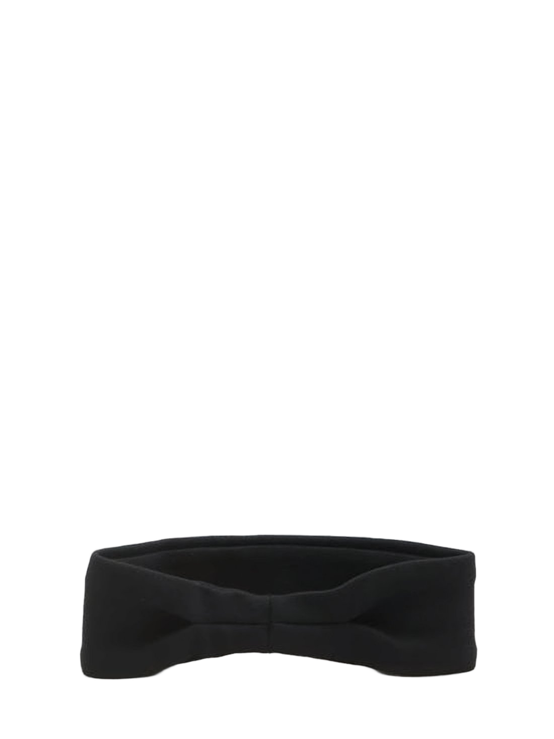 Minimalist Black Wool Headband