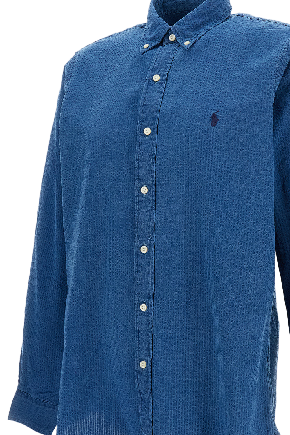 Seersucker Button-Down Shirt