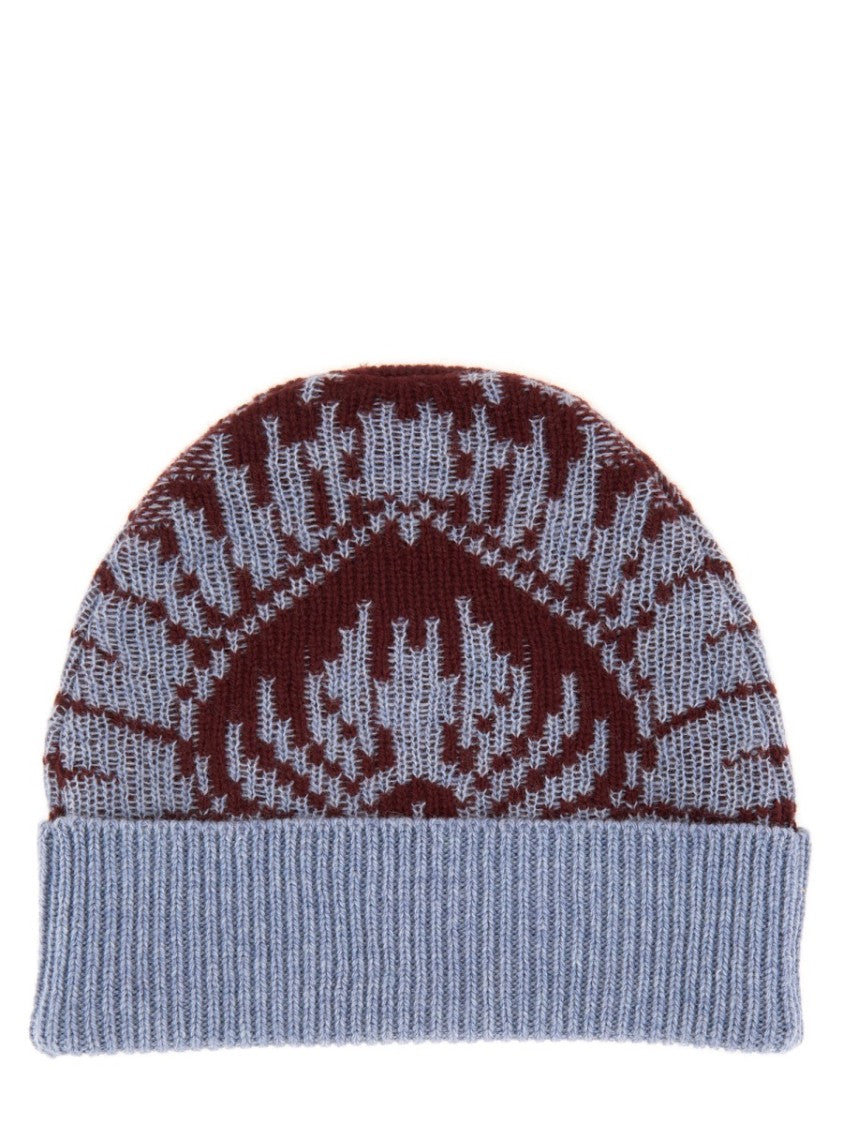 Textured Wool Beanie Hat
