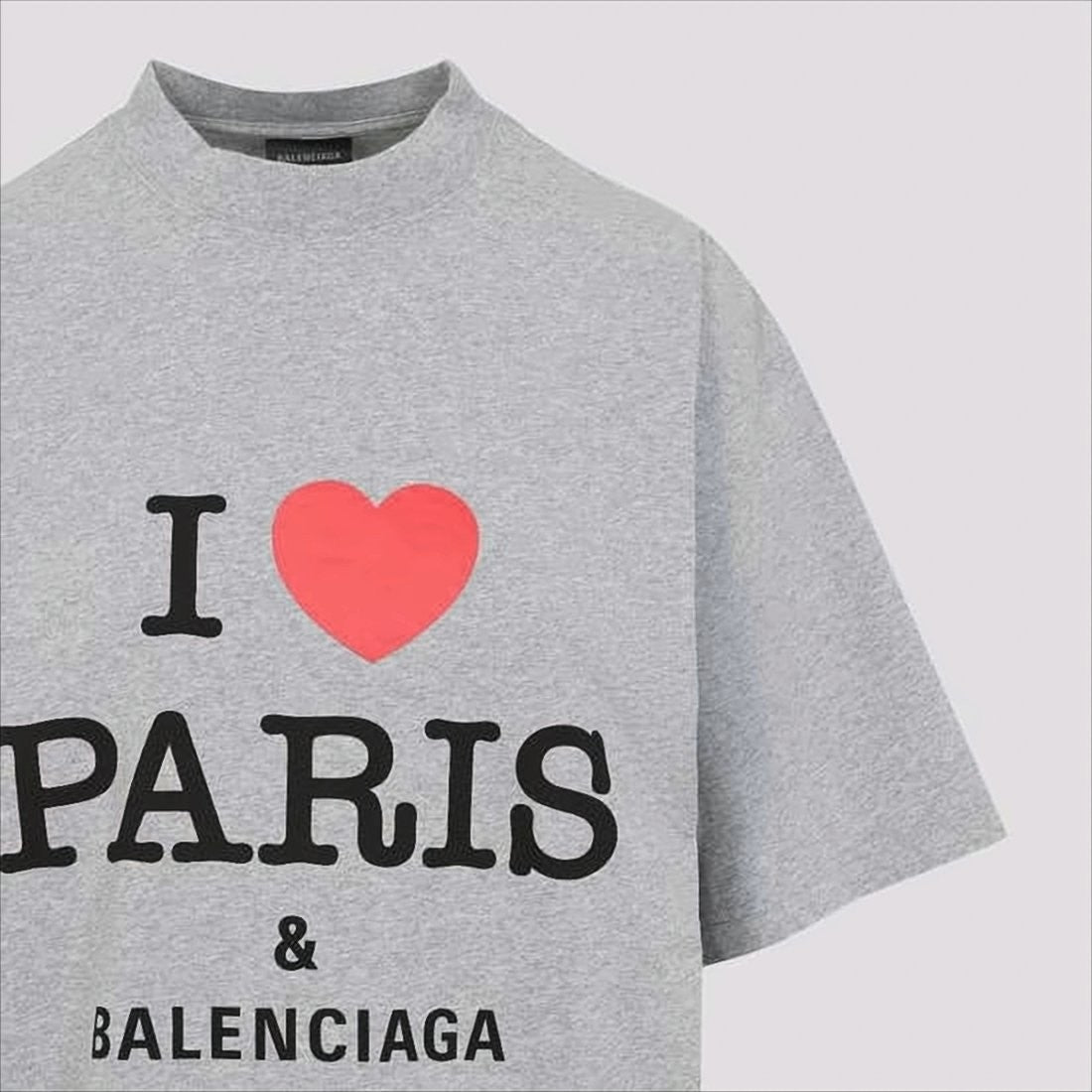 Graphic Short-Sleeved T-Shirt With Heart Detail