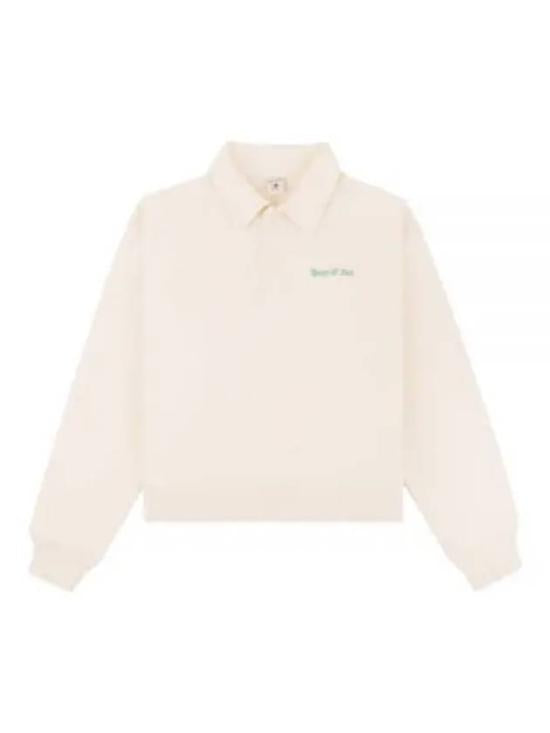 Cropped Polo Shirt with Classic Collar