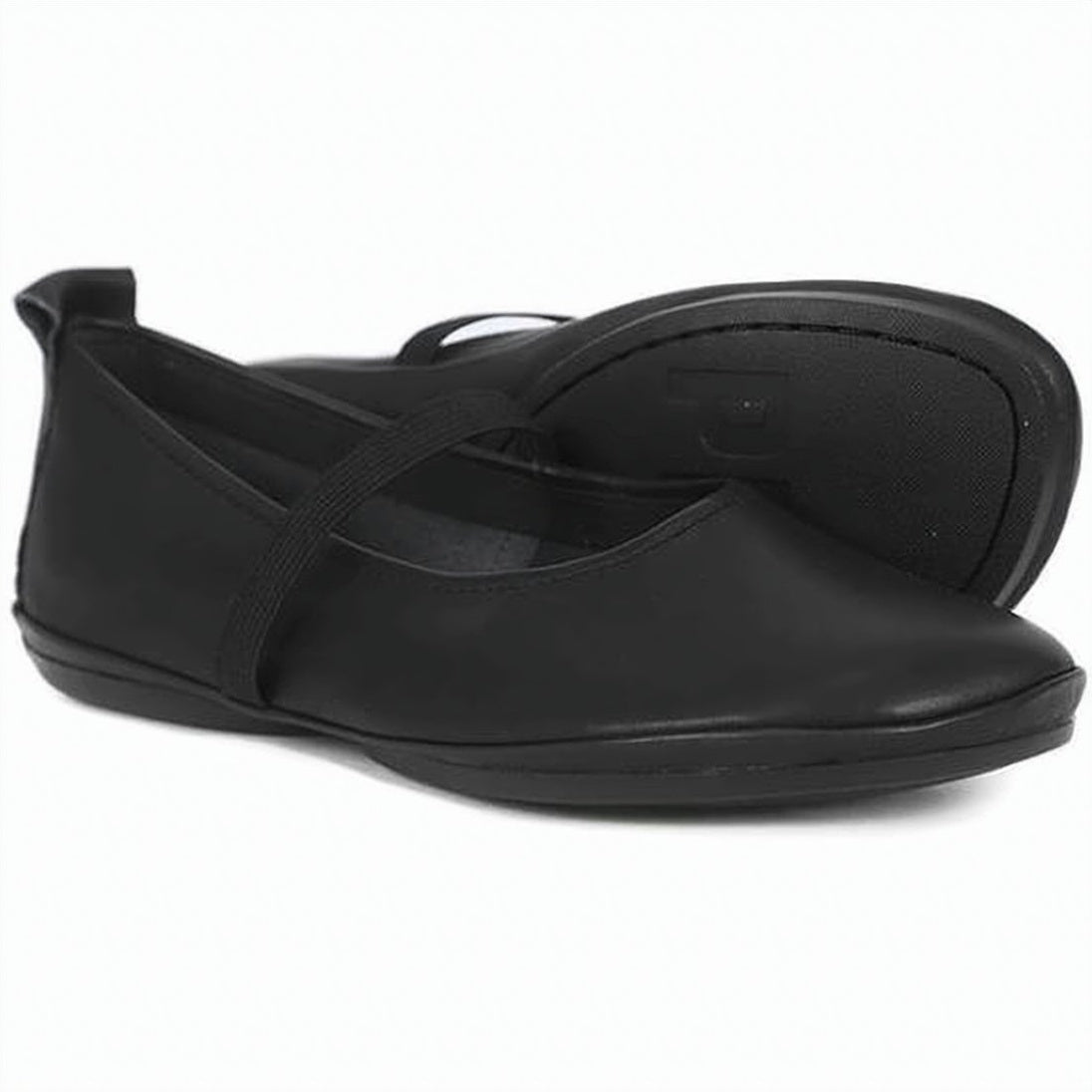Flat Shoes with Rounded Toe
