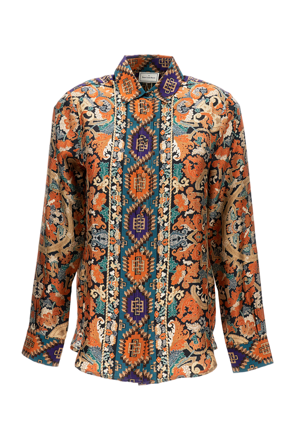 Multicolour Patterned Shirt With Design