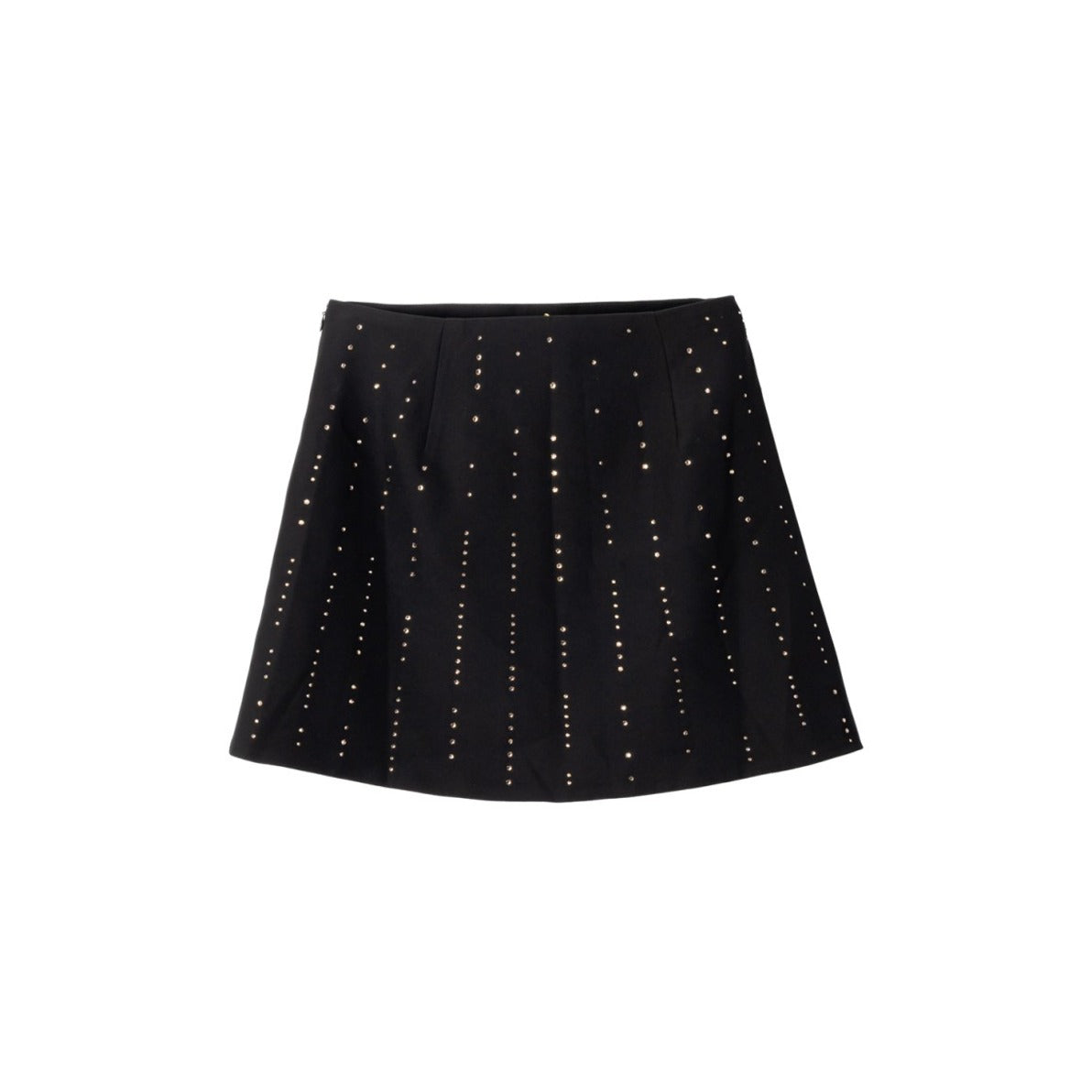 Flared Black Mini Skirt