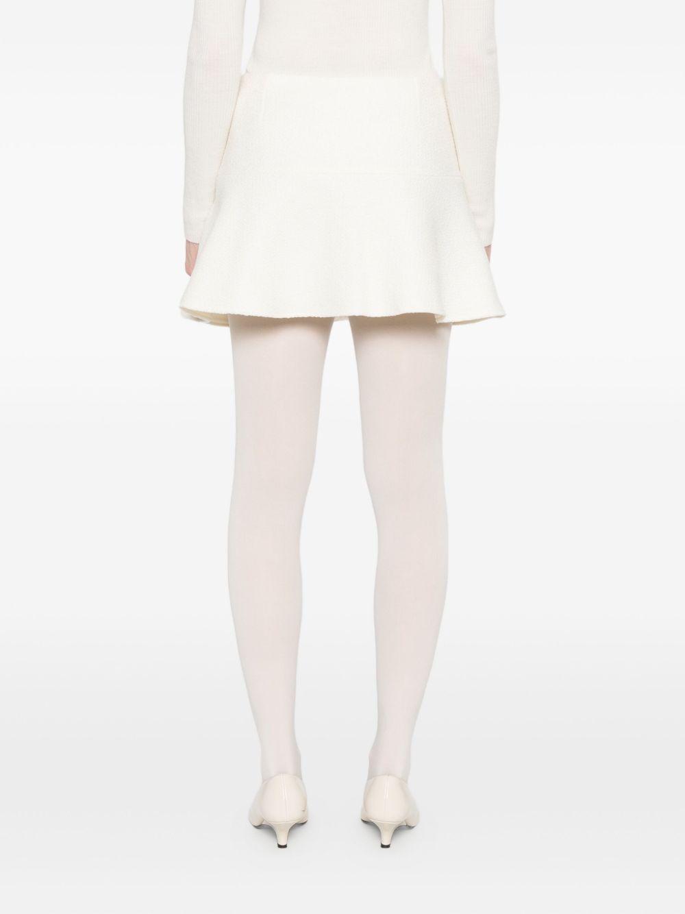 Wool Bouclé Mini Skirt