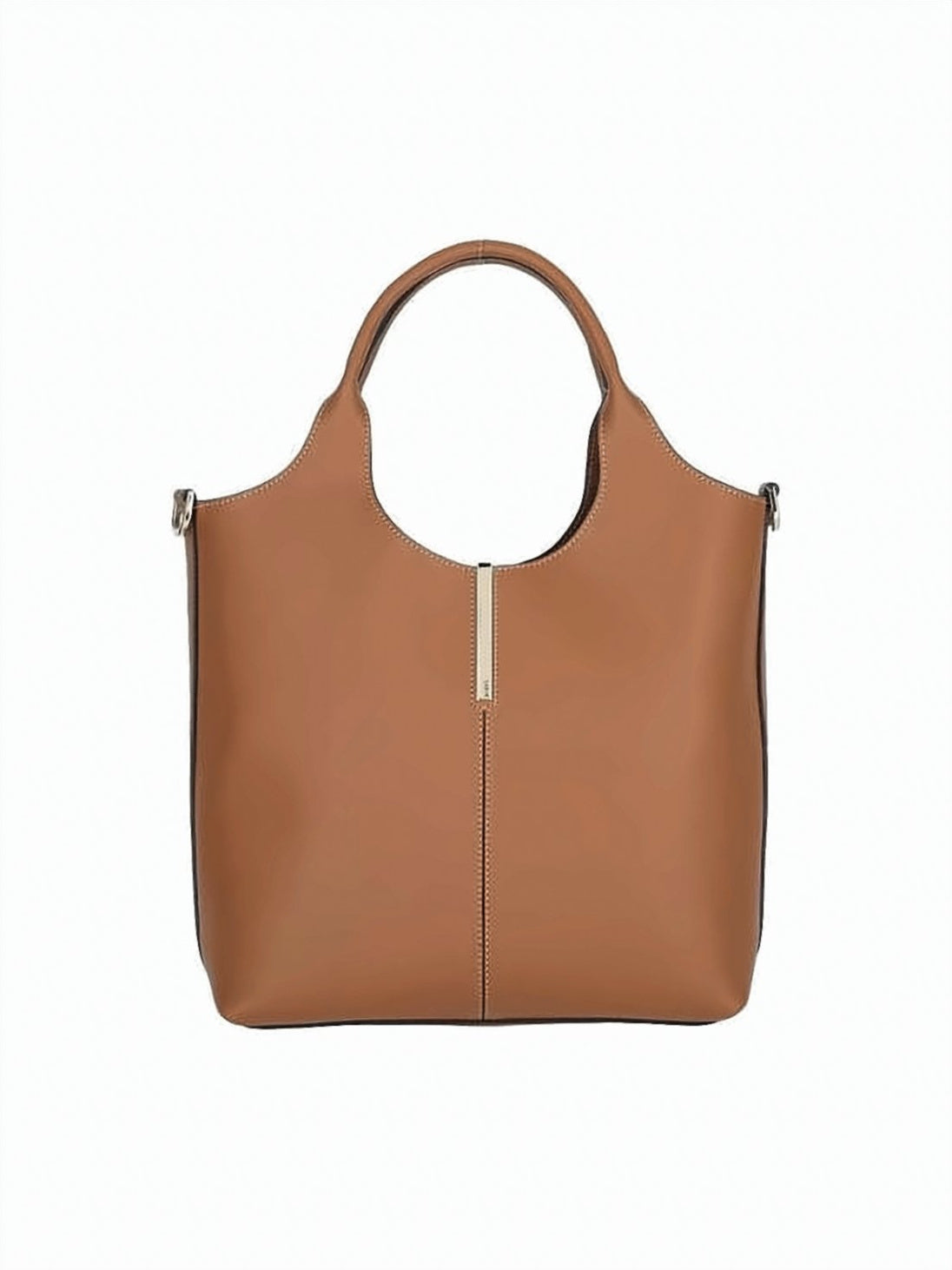 Structured Smooth Calf Leather Tote Bag