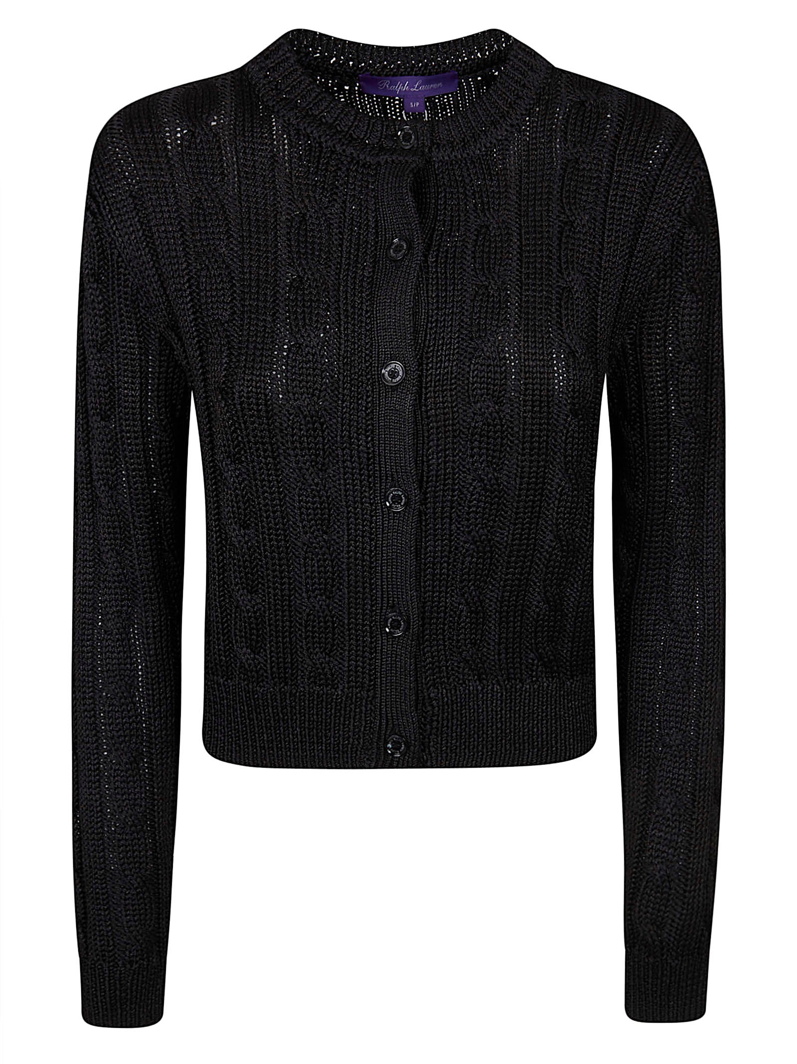 Cropped Button-Up Sweater