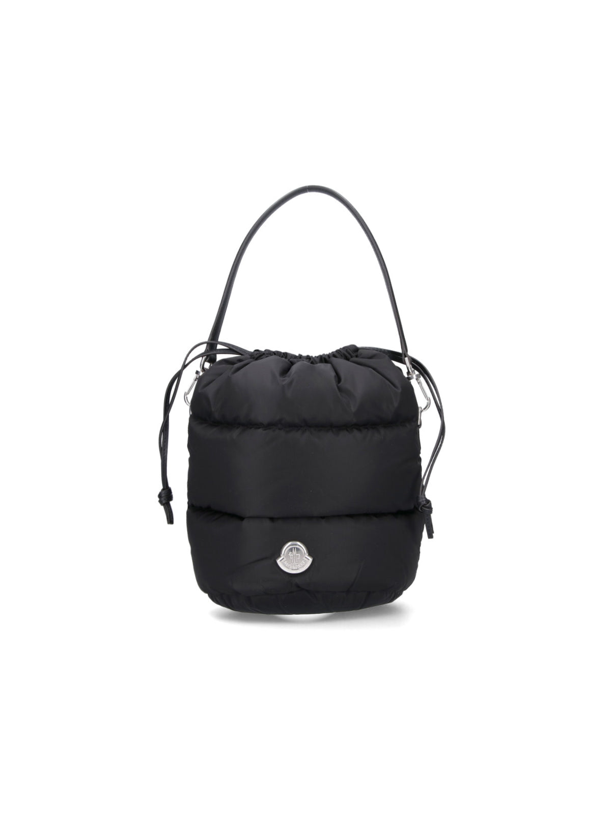 Black Caradoc Quilted Nylon Bucket Bag