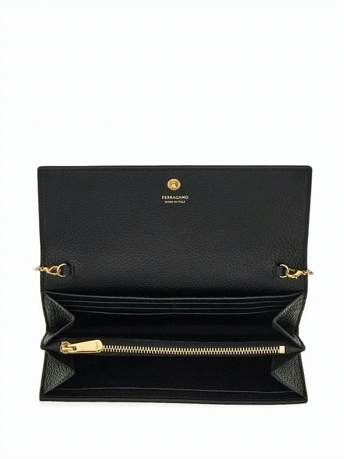 Textured Calfskin Long Wallet